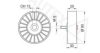 ALFA 60814912 Deflection/Guide Pulley, v-ribbed belt